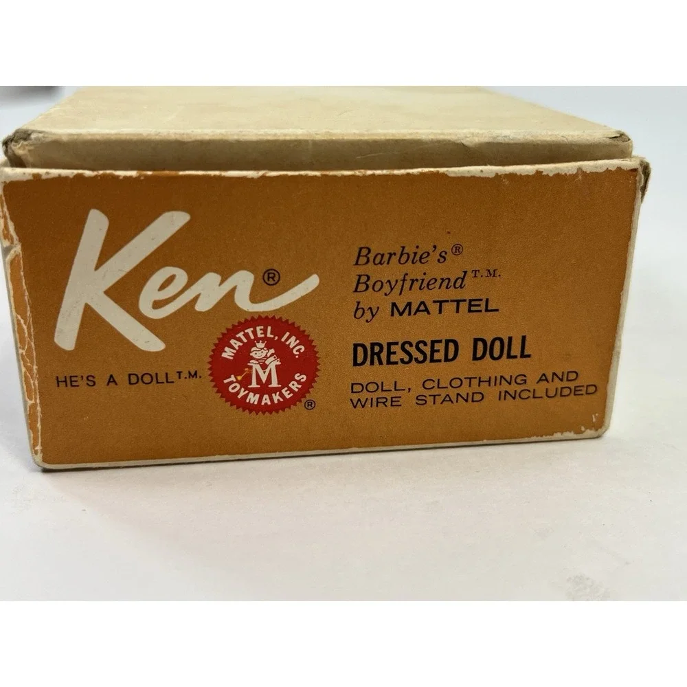 Vintage Ken Doll Barbie's Boyfriend 0776 In Switzerland Original Box 1960s RARE